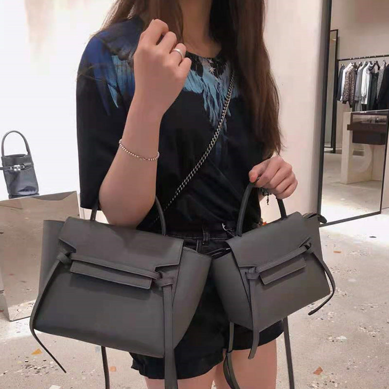 Women's Trendy Summer Catfish Portable Cowhide Wings Shoulder Bags