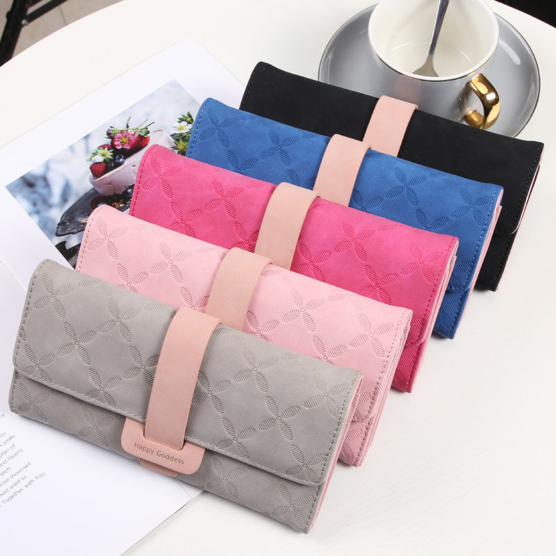 Women's Long Version Personality Large Capacity Mobile Ladies Wallet