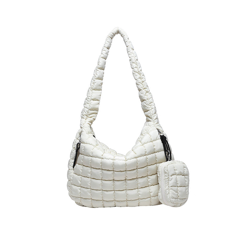 Women's Cloud Fashion Dumpling Large Capacity Down Shoulder Bags