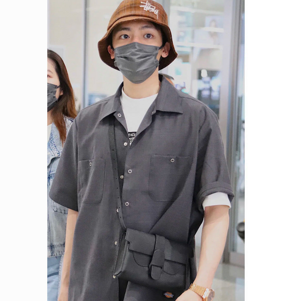 Women's & Men's & Song First Layer Cowhide Waist Packs