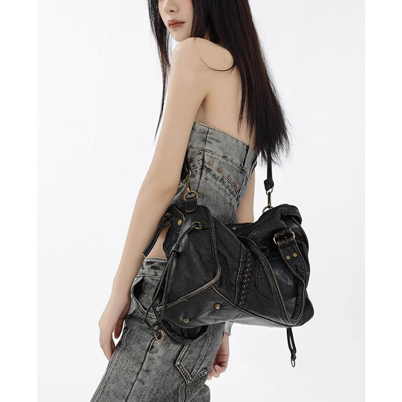 Style Hot Motorcycle Fashion Cool Portable Large Women's Shoulder Bag