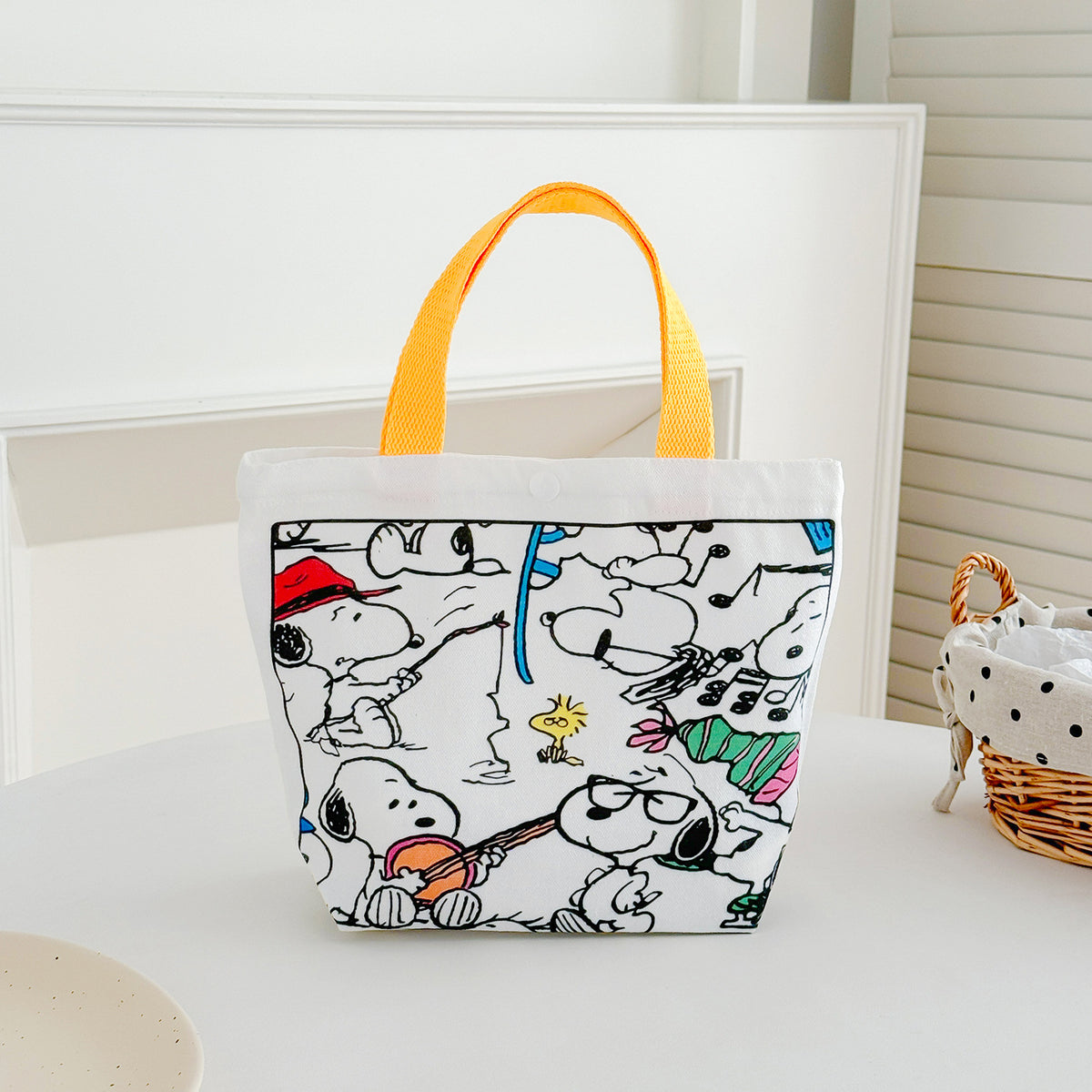 Women's Daily Gift Portable Lunch Cute Cartoon Women's Handbag