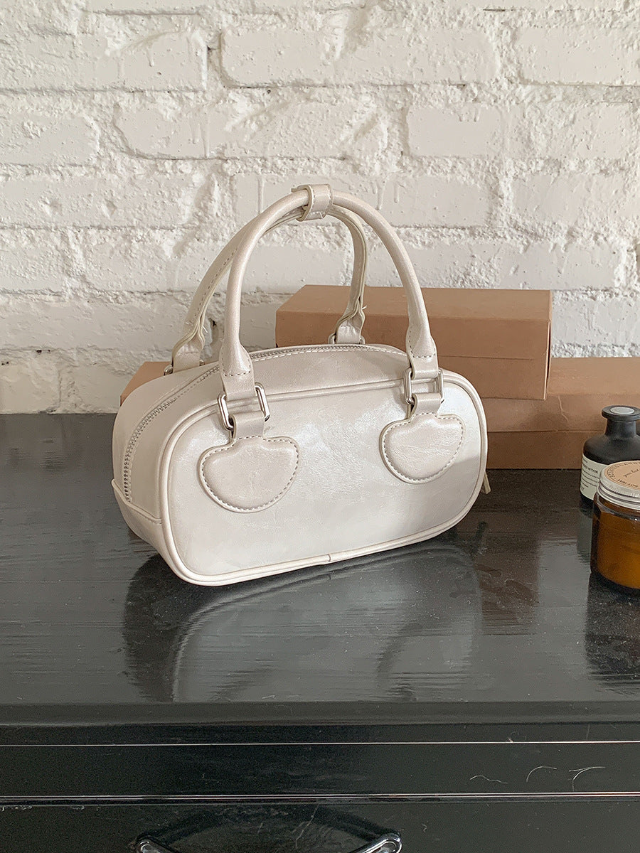 Women's Korean Style Color Contrast Patchwork Mobile Handbags