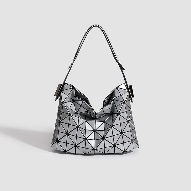 Trendy Style Underarm Commuter Geometric Rhombus Crossbody Bags