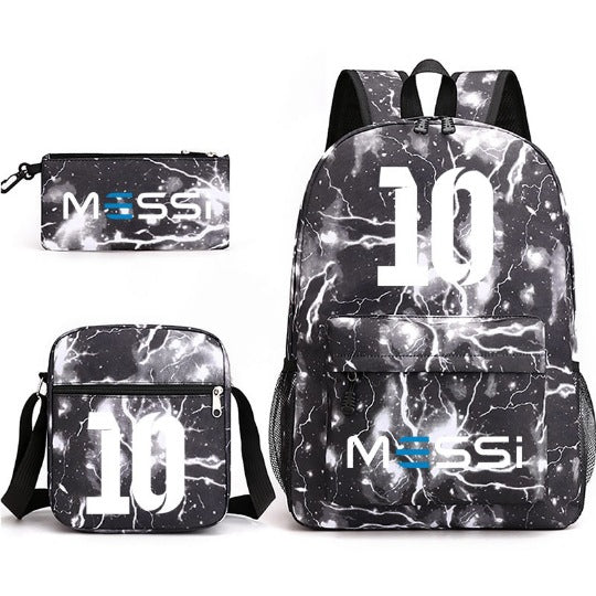Durable Leo Massey Peripheral Printed Pencil Middle School Students' Schoolbags