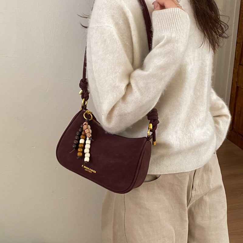 Women's High-grade Niche Simple Underarm Fashion Selenodont Bags