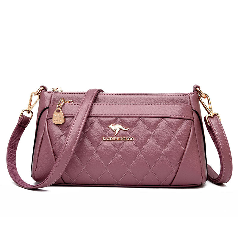 Women's Glamorous Genuine Leather Fashionable Soft Shoulder Bags