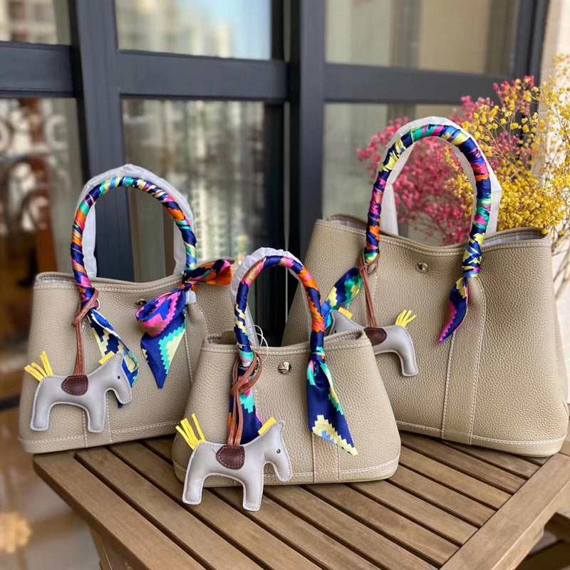 Genuine Leather Fashion Simple Large Capacity Portable Shoulder Bags