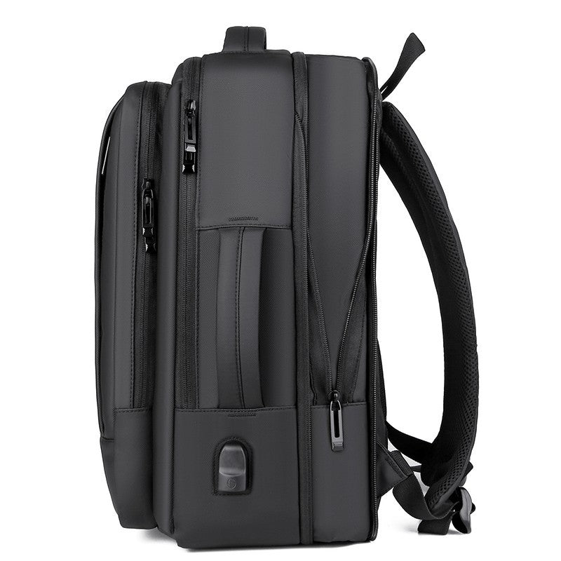 Men's Large Capacity Business Computer Waterproof Expansion Backpacks