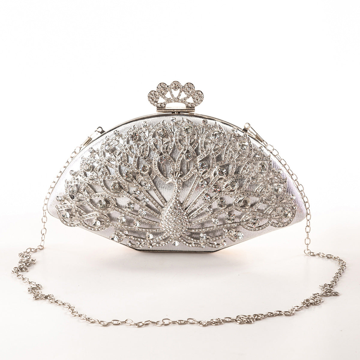 Flower Dinner Peacock Open Screen Rich Evening Bags