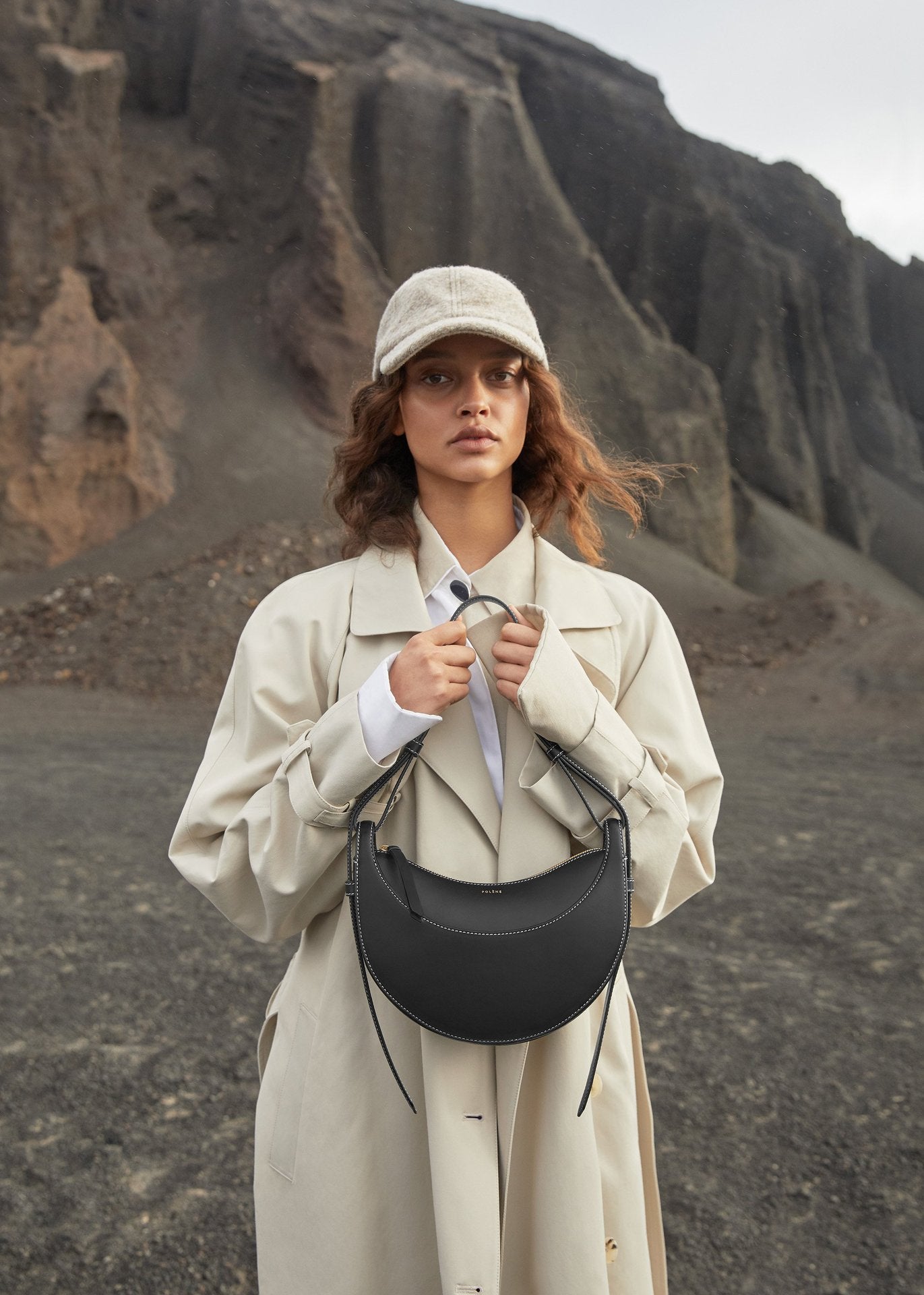 Women's French Half Moon Underarm Saddle Shoulder Bags