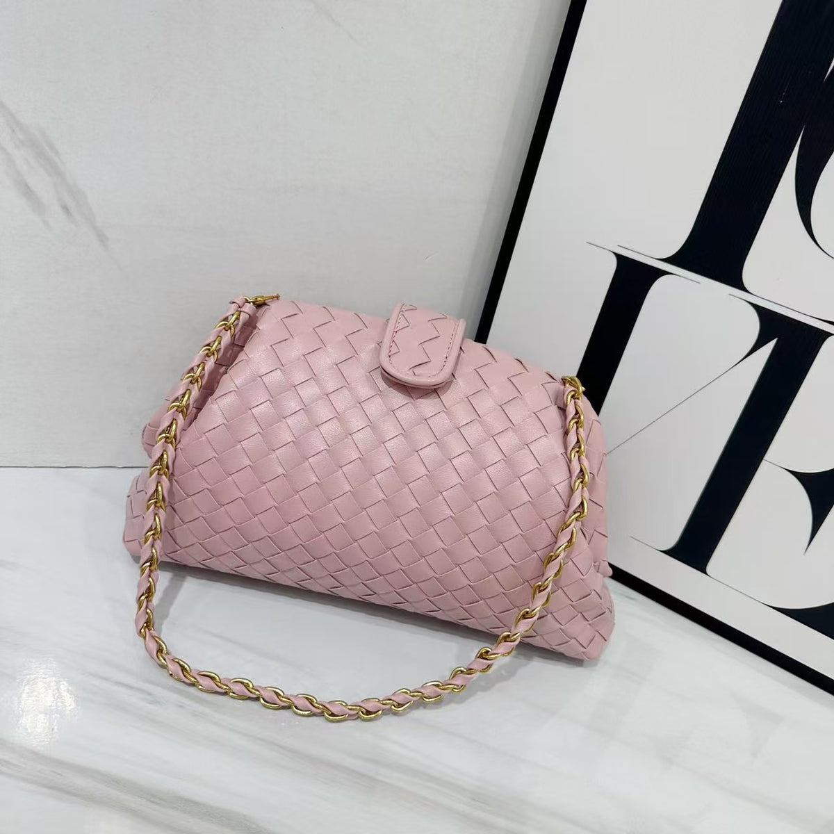 Woven Underarm Cloud Pleated Light Luxury Bags
