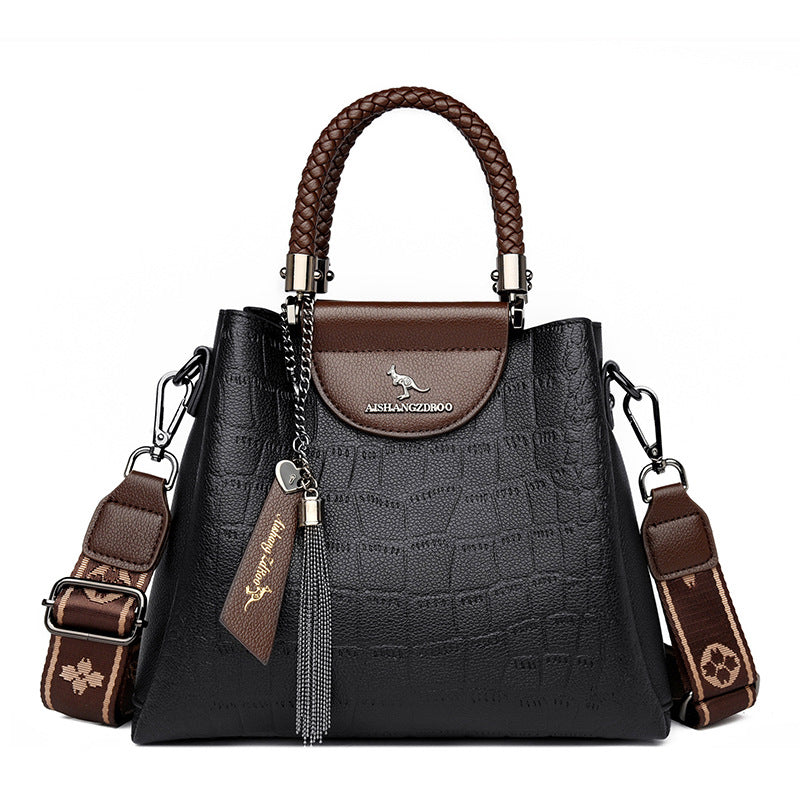 Women's Elegant Fashionable Large Capacity Commuter Soft Women's Handbag