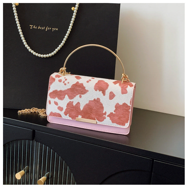 Women's Fashionable Printing Summer Large Capacity Cows Women's Shoulder Bag