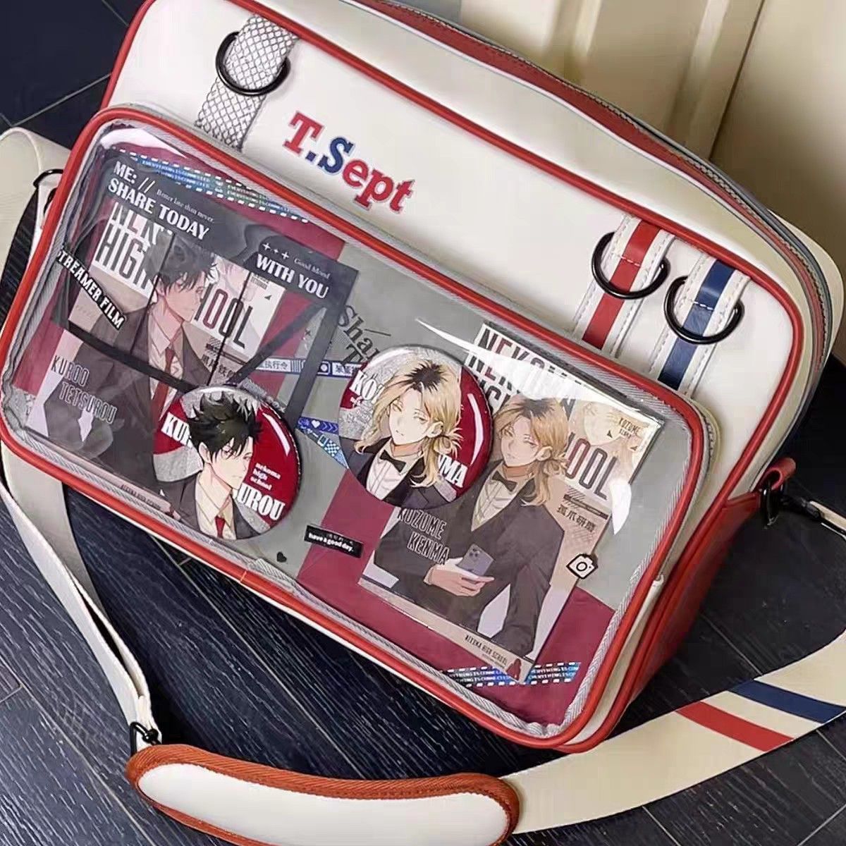 Graduation Cartoon Large Capacity Leisure Style Crossbody Bags