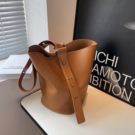 Women's Comfortable Large Capacity Retro High-grade Bucket Bags