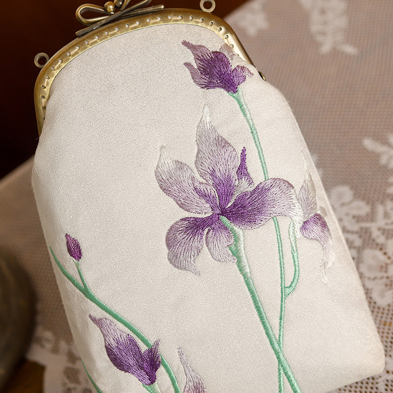 Quiet Embroidered Ancient Style Cheongsam Banquet Handbags