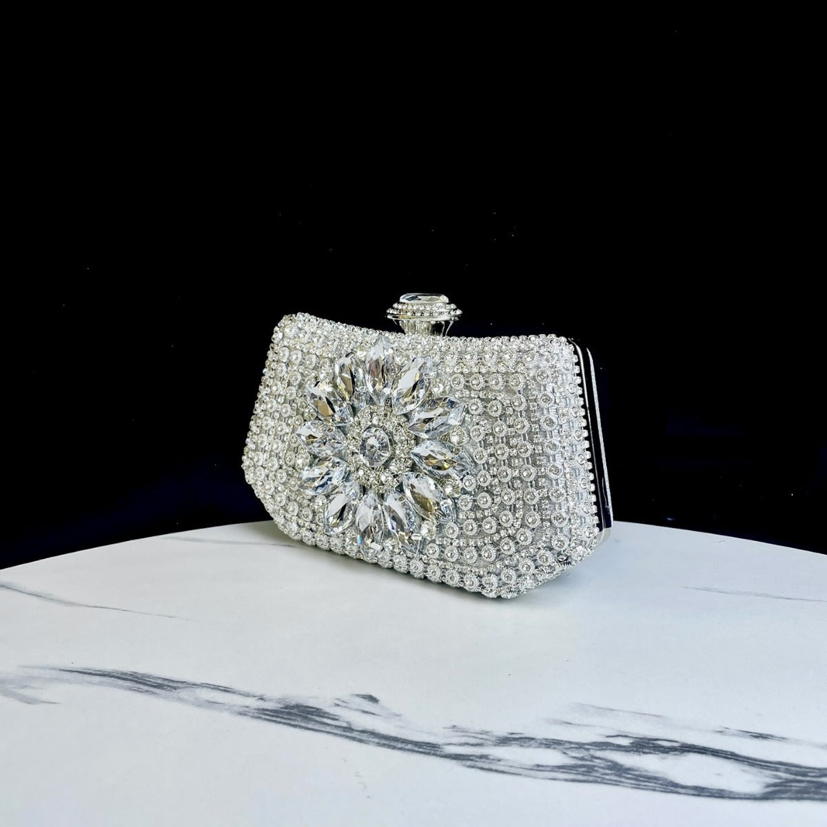 Women's Diamond Clutch Dinner Wedding Party Evening Bags