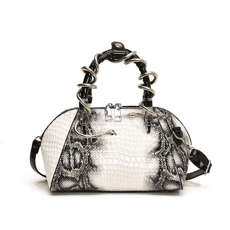 Women's Pattern Personality Retro Easy Matching Portable Shoulder Bags