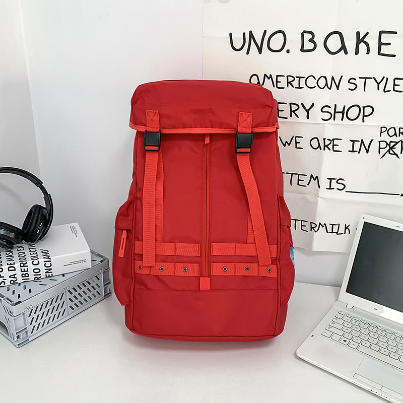 Men's Leisure Design Personality Fashion Large Capacity Backpacks