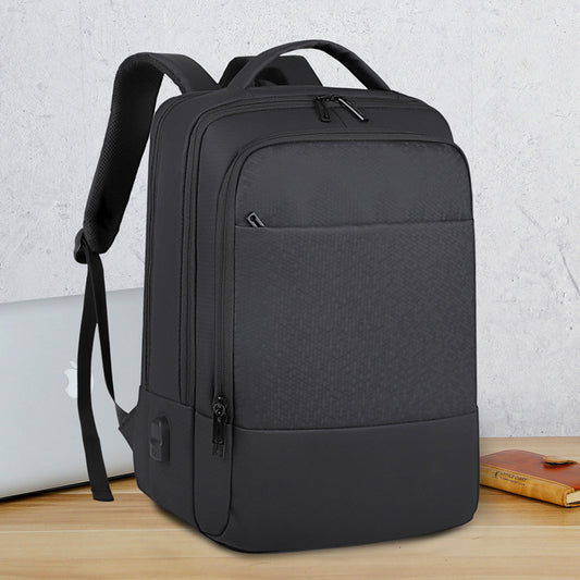 Classic Versatile Luo Waterproof Charging Computer Backpacks