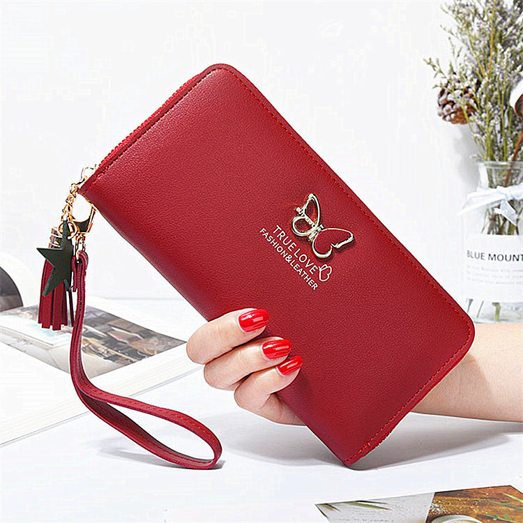 Comfortable Women's Cute Bow Fashionable Long Ladies Wallet