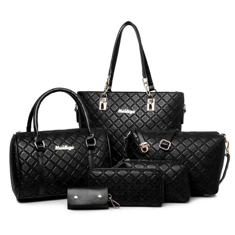 Women's Beautiful Creative Fashion Embossing Rhombus Shoulder Bags