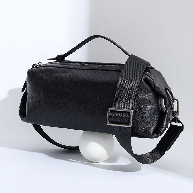 Men's Genuine Leather Fashion Waterproof Horizontal Korean Men's Messenger Bags