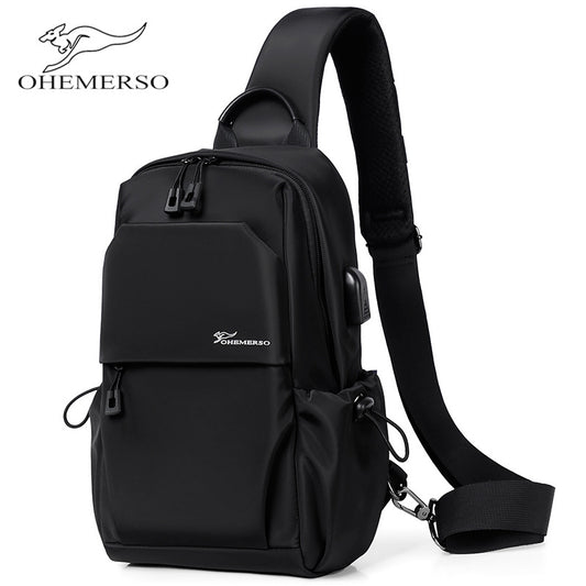 Men's Kangaroo Waterproof Oxford Cloth Fashion Men's Messenger Bags