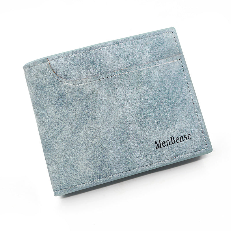Men's Short External Pocket Large Capacity Multiple Slots Men's Wallet