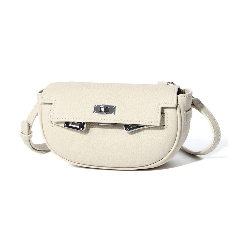 Women's First Layer Cowhide Summer High Sense Niche Fashion Genuine Women's Messenger Bag