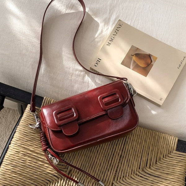 Winter Fashionable Simple Elegant Light Luxury Minority Texture Small Square Bags