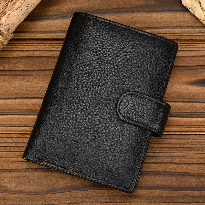 Women's & Men's First Layer Cow Two Fold Three Multi Purses