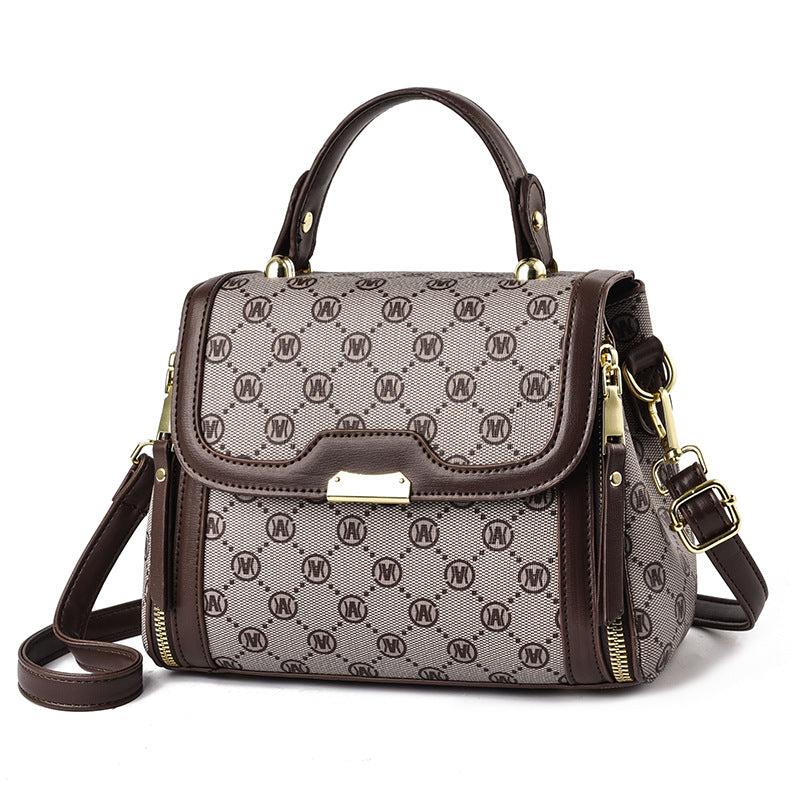 Women's Advanced Texture Western Style Vintage Printed Shoulder Bags