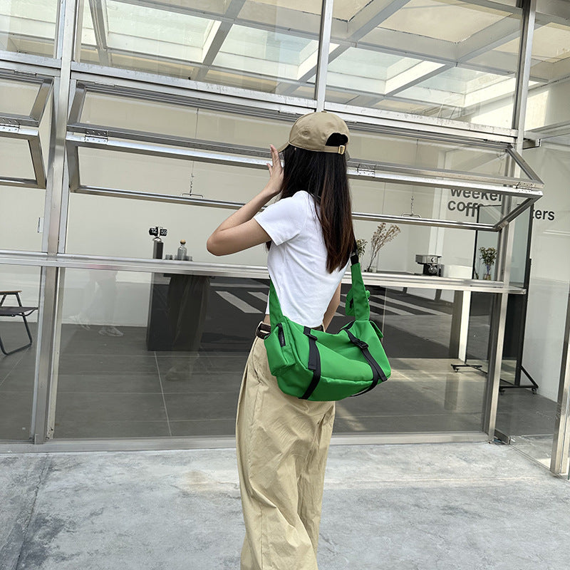 Women's & Men's & Lightweight Large Simple Capacity Oxford Crossbody Bags