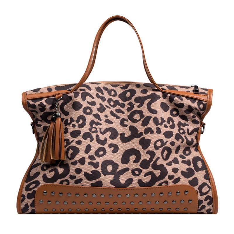 Print Big Large Capacity Female Fan Shoulder Bags