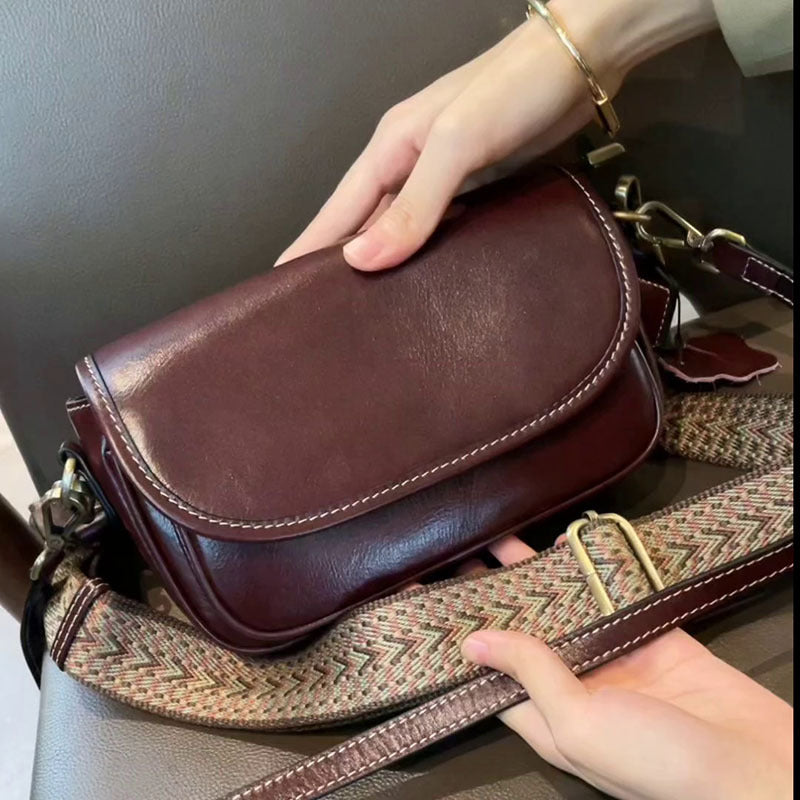 Women's Genuine Leather Cowhide Retro Fashion Bags