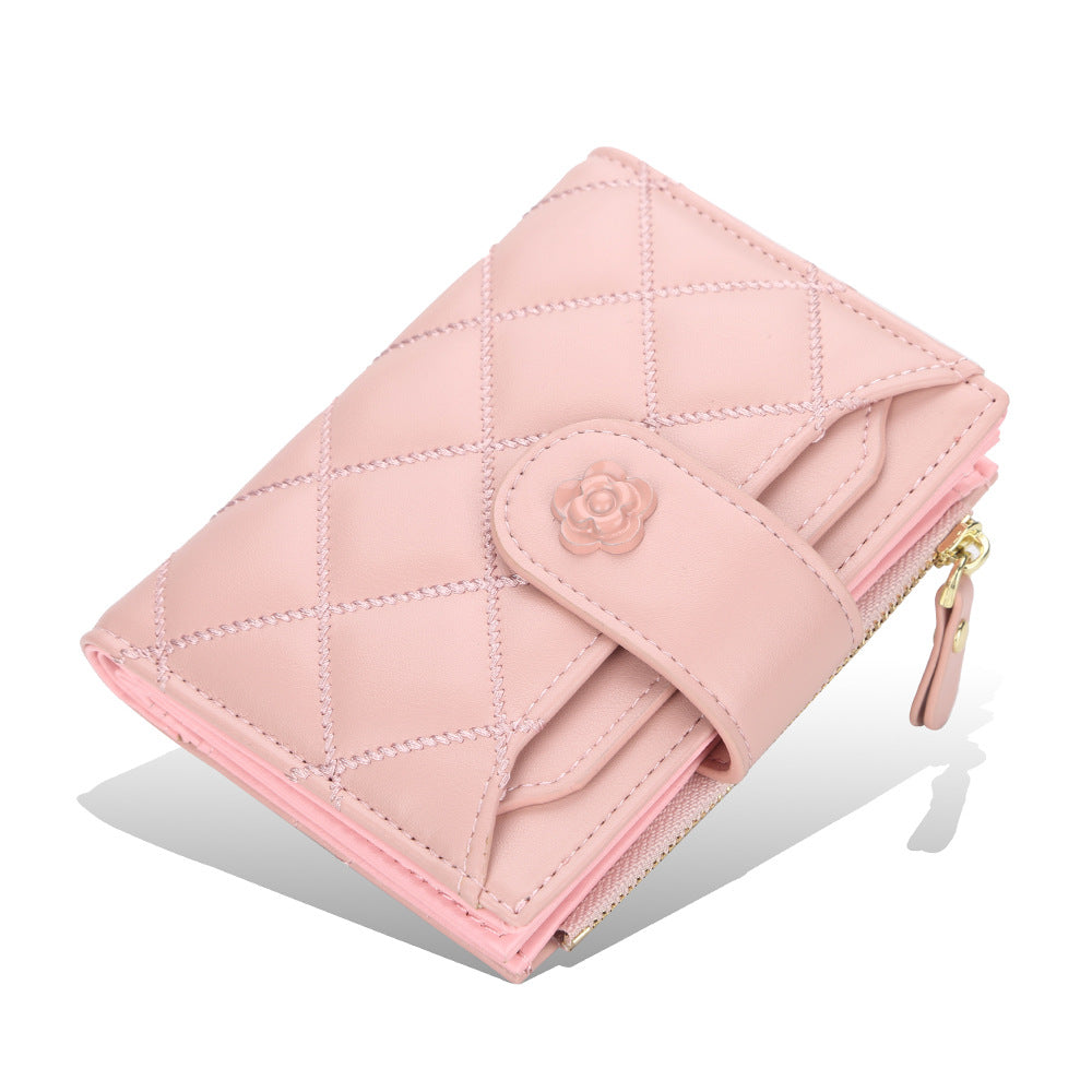 Women's Without Short Vertical Zipper For Card Holder