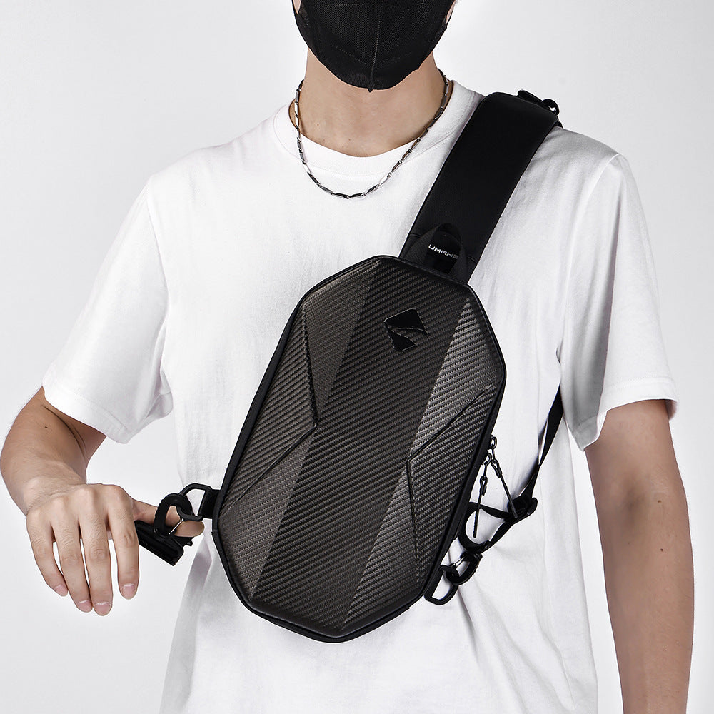Men's High Quality Hard Shell Large Capacity Men's Chest Bags