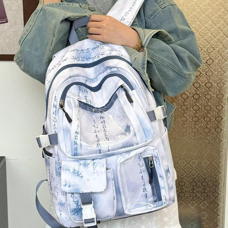 Style Large Capacity Cartoon Female Junior High Backpacks