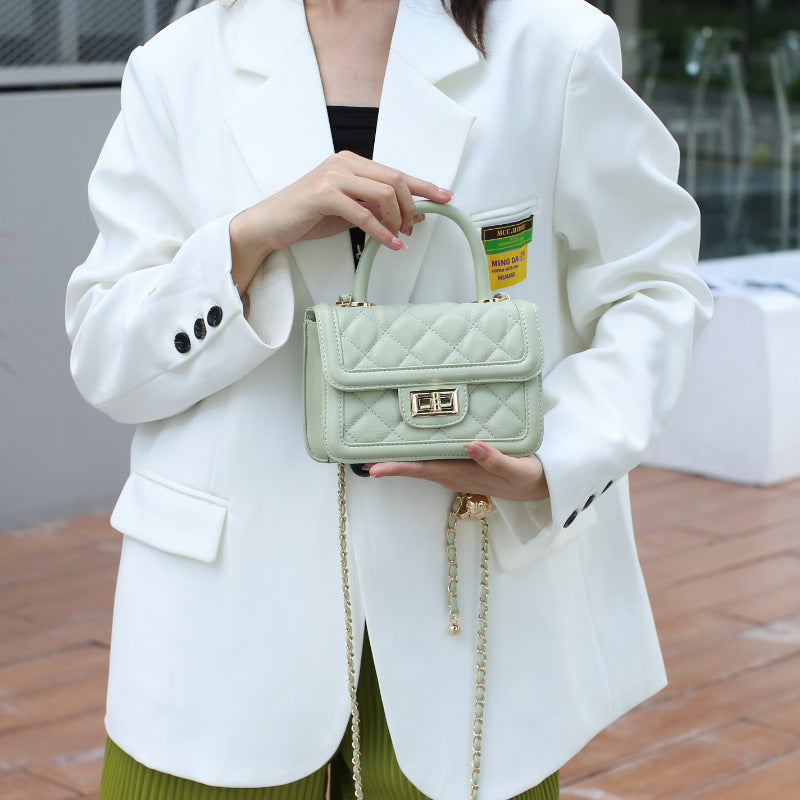 Classic Style Rhombus Chain Portable Fashion Bags
