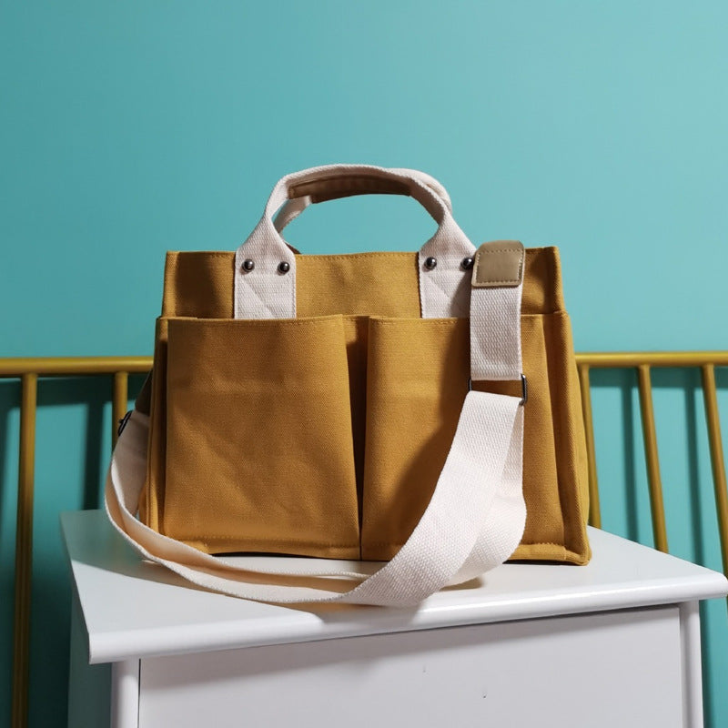 Women's Canvas Korean Simple Fashion Cloth Artistic Bags