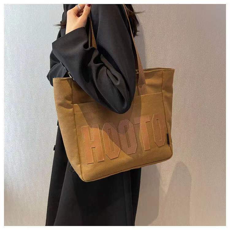 Large Capacity Canvas Female For Class Women's Shoulder Bag