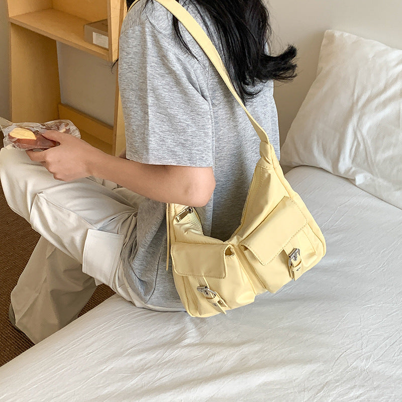 Women's High-grade Trendy Nylon Cloth Fashionable Large Bags
