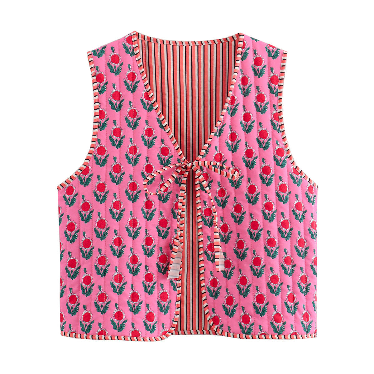Women's Elegant Pretty Street Fashion Double-sided Vests