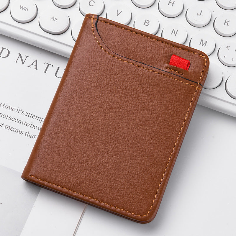 Creative Innovative Men's Vertical Certificate Mini Card Holder
