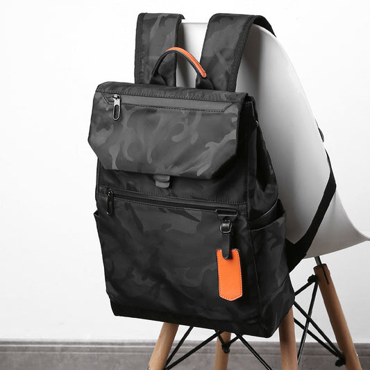 Men's Leisure Computer Simplicity Commuter Printable Backpacks