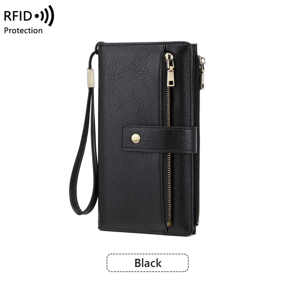 Women's Multiple Slots Long Retro Fashion Clutch Ladies Wallet