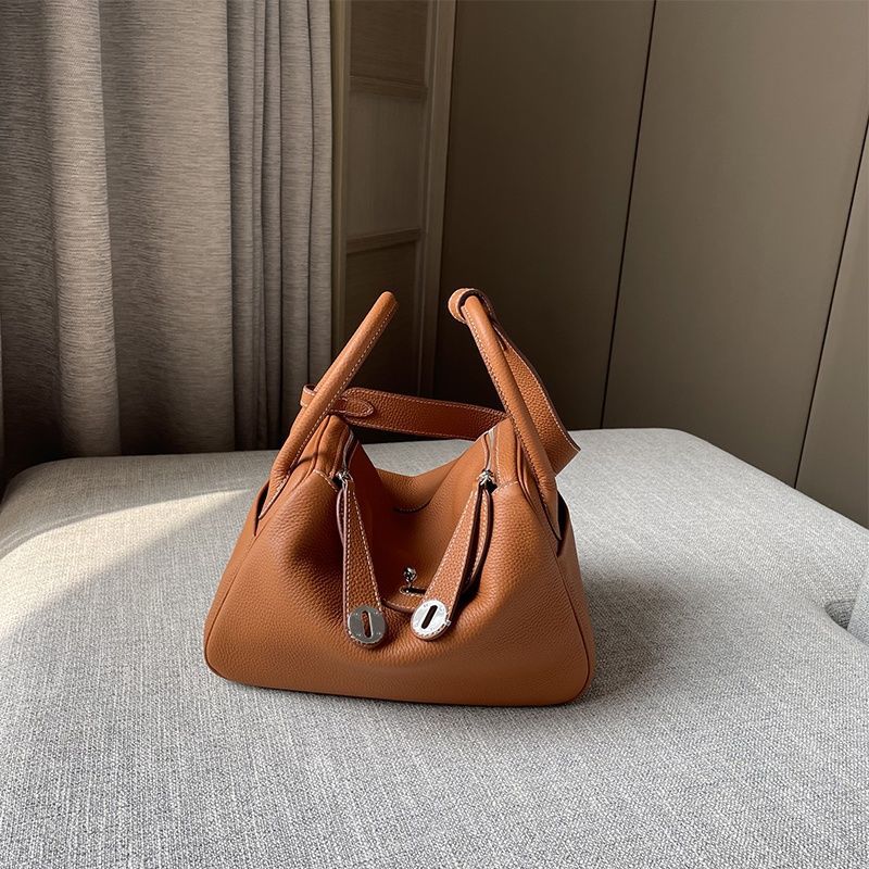 Women's Lindy First Layer Cowhide Underarm Soft Genuine Leather Large Capacity Women's Handbag