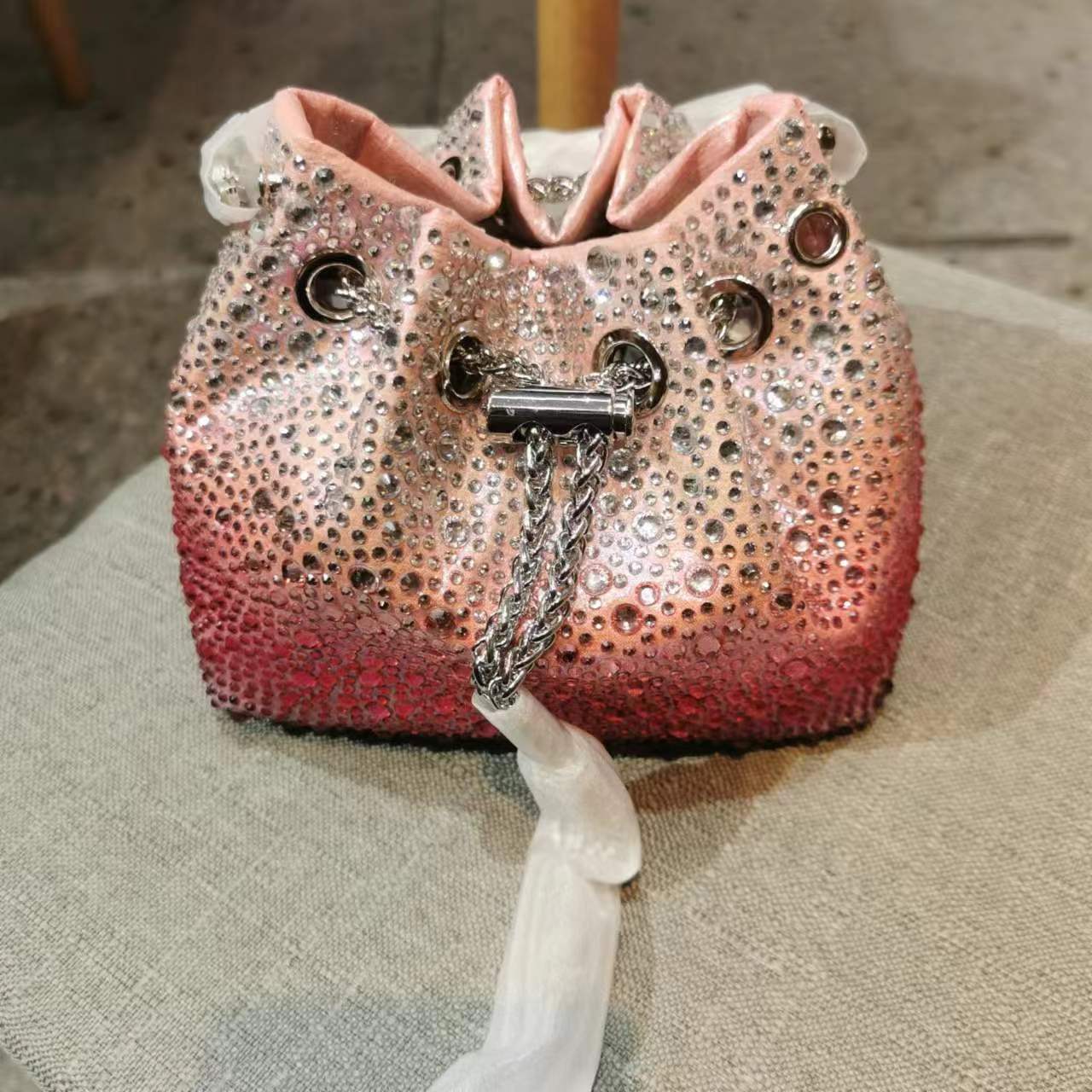 Women's Heron Live Streaming On Tassel Rhinestone Shoulder Bags